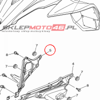 YAMAHA - STAY, FENDER 2 nr: 1TDF15140000