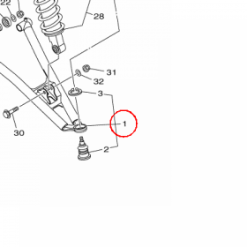 YAMAHA - WACHACZ PRZ. GTS nr: 1TDF35703000