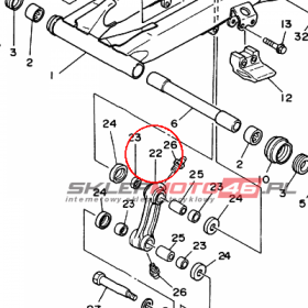 YAMAHA - ROD, CONNECTING 1 nr: 1UY2217F0000