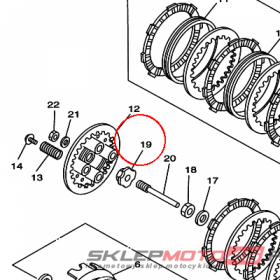 YAMAHA - 1W1163580100 nr: 1W1163580100