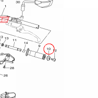 YAMAHA - ciezarek manetki nr: 1WDF62460000