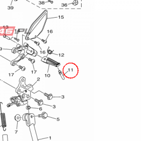 YAMAHA - SRUBA nr: 1WDF74350000