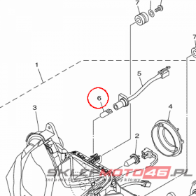 YAMAHA - ZAROWKA nr: 1WDH43470000