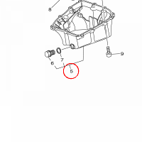 YAMAHA - STRAINER COVER ASSY nr: 1WS134000000