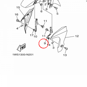 YAMAHA - WSPORNIK nr: 1WS215120000