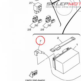 YAMAHA - WIRE, PLUS LEAD nr: 1WS821150000