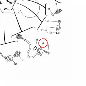 YAMAHA - CZUJNIK LUZU nr: 1WS825400100
