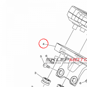 YAMAHA - OSLONA WSKAZNIKOW nr: 1WS835590000