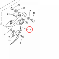 YAMAHA - STAY, HEADLIGHT 1 nr: 1WS8411800P0