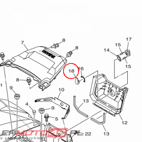 YAMAHA - LOCK 2 nr: 1XD2837H0000