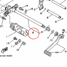 YAMAHA - WALEK ZM. BIEGOW nr: 1YW181010100