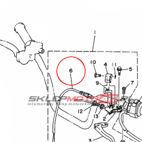 YAMAHA - wlacznik stopu nr: 1YW839800000