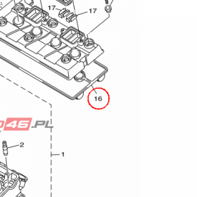 YAMAHA - uszczelka pokrywy zaw. nr: 20S-11193-00-00 > 20S111930000