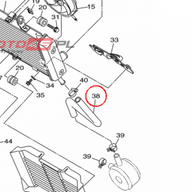 YAMAHA - HOSE 6 nr: 20S125890000