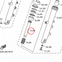 YAMAHA - CYLINDEREK AMORTYZATORA nr: 20S231700000