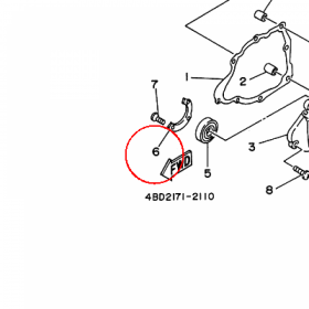 YAMAHA - WASHER, THRUST nr: 21V157190000