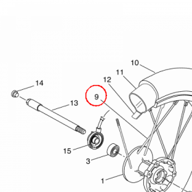 YAMAHA - SZPRYCHY KOMPL. nr: 22B251041000