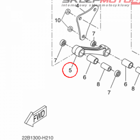 YAMAHA - ROD CONNECTING nr: 22BF217F0000