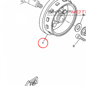YAMAHA - WIRNIK nr: 22BH14500000