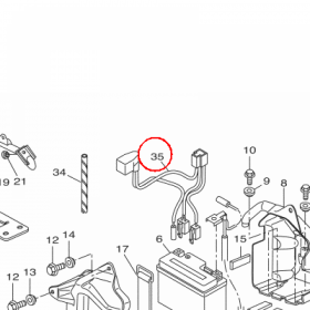 YAMAHA - WIRE PLUS LEAD nr: 22BH21150000