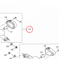 YAMAHA - KIERUNKOWSKAZ nr: 22BH33401100
