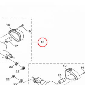 YAMAHA - KIERUNKOWSKAZ nr: 22BH33401100