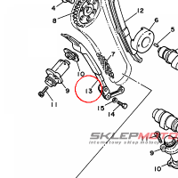 YAMAHA - NAPINACZ LANC. ROZ. nr: 22U122410000