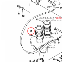 YAMAHA - FUNNEL, AIR nr: 22U144690000