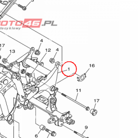 YAMAHA - RAMA nr: 23P211100000