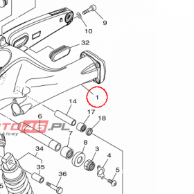 YAMAHA - WAHACZ nr: 23P221100000