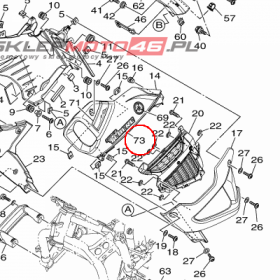 YAMAHA - emblemat nr: 23P283154000