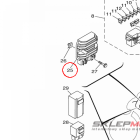 YAMAHA - regulator napiecia nr: 27D819600000