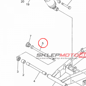 YAMAHA - WALEK nr: 29N221410000