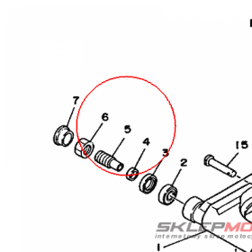 YAMAHA - WALEK nr: 29U221410000
