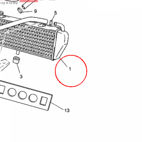 YAMAHA - RADIATOR ASSY nr: 2ADE24600000