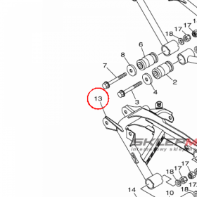 YAMAHA - ARM 2 nr: 2BGF217N0200