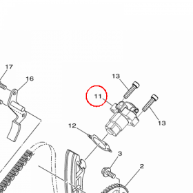 YAMAHA - NAPINACZ LANC. ROZ. nr: 2BS122100100