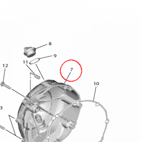 YAMAHA - dekiel silnika nr: 2C0154210000