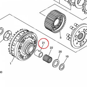 YAMAHA - TULEJA DYSTANS. nr: 2C0161810000