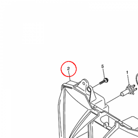 YAMAHA - REFLEKTOR nr: 2C0843030000