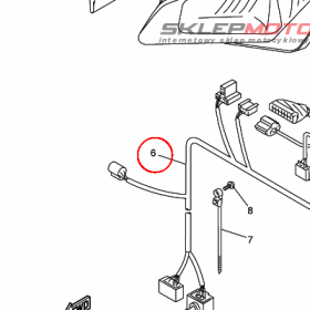 YAMAHA - WIAZKA PRZEW. EL. nr: 2C0843590000