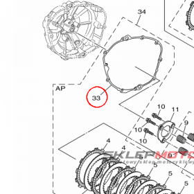 YAMAHA - uszczelka nr: 2CR154610000