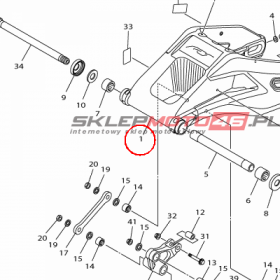 YAMAHA - WAHACZ nr: 2CR221101000