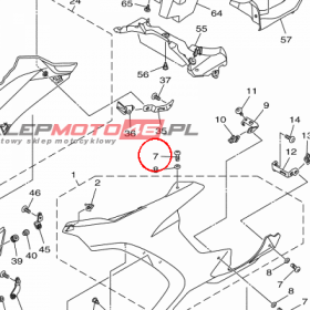 YAMAHA - ZAPINKA nr: 2CR283860000