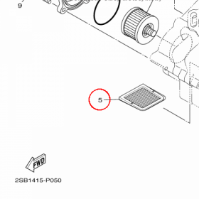 YAMAHA - SITKO OLEJU nr: 2D0E34110000