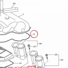 YAMAHA - USZCZELNIACZ nr: 2D1144520000
