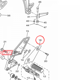 YAMAHA - COVER 1 nr: 2D1274860000