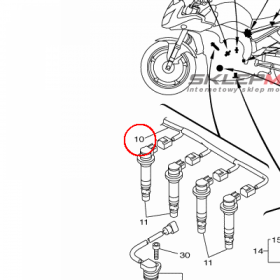 YAMAHA - WIRE, SUB LEAD nr: 2D1823090000