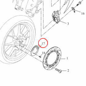 YAMAHA - WIRNIK nr: 2DPF517G0000