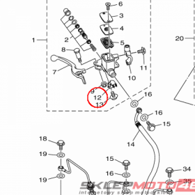YAMAHA - wlacznik stopu nr: 2DPH39800000 > 2DPH39800100